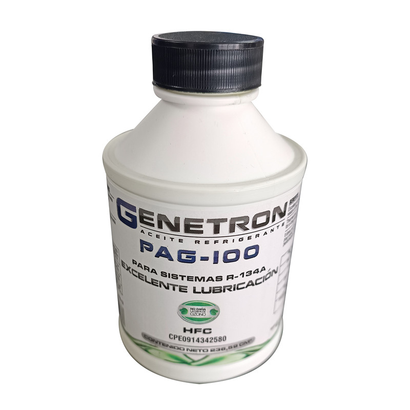 ACEITE REFRIGERANTE PAG-100 R134 RA-100 8oz GENETRON