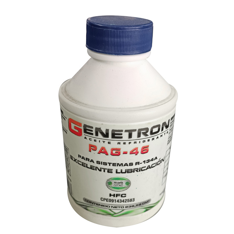 ACEITE REFRIGERANTE PAG-46 R134 C/UV 8oz GENETRON